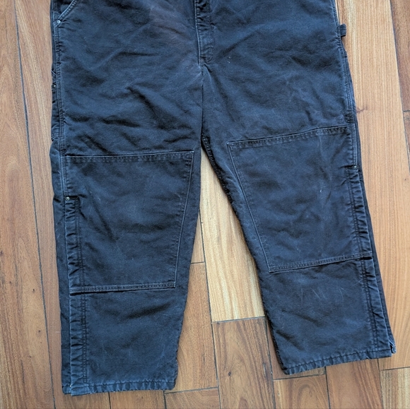 Carhartt Chocolate Canvas Overalls (50) - Picture 4 of 9